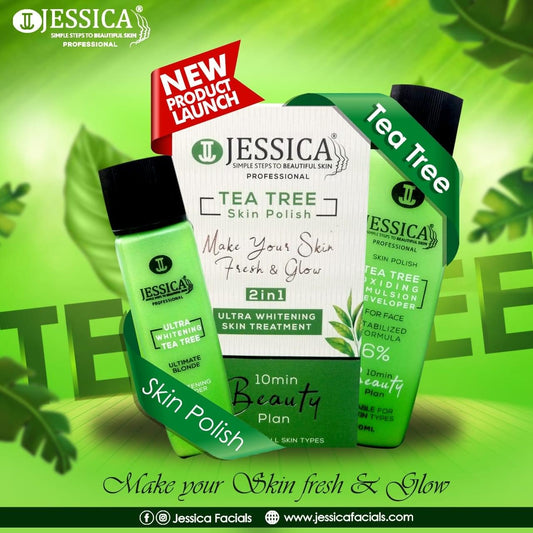 2 in 1 Jessica Professional Tea Tree Skin Polish Kit - Skin Treatment